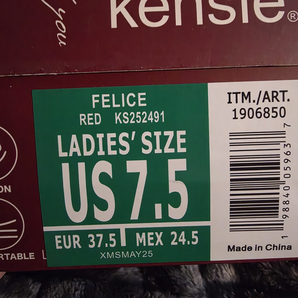 Kensie Felice Maroon Slingback Flats - Picture 5 of 6